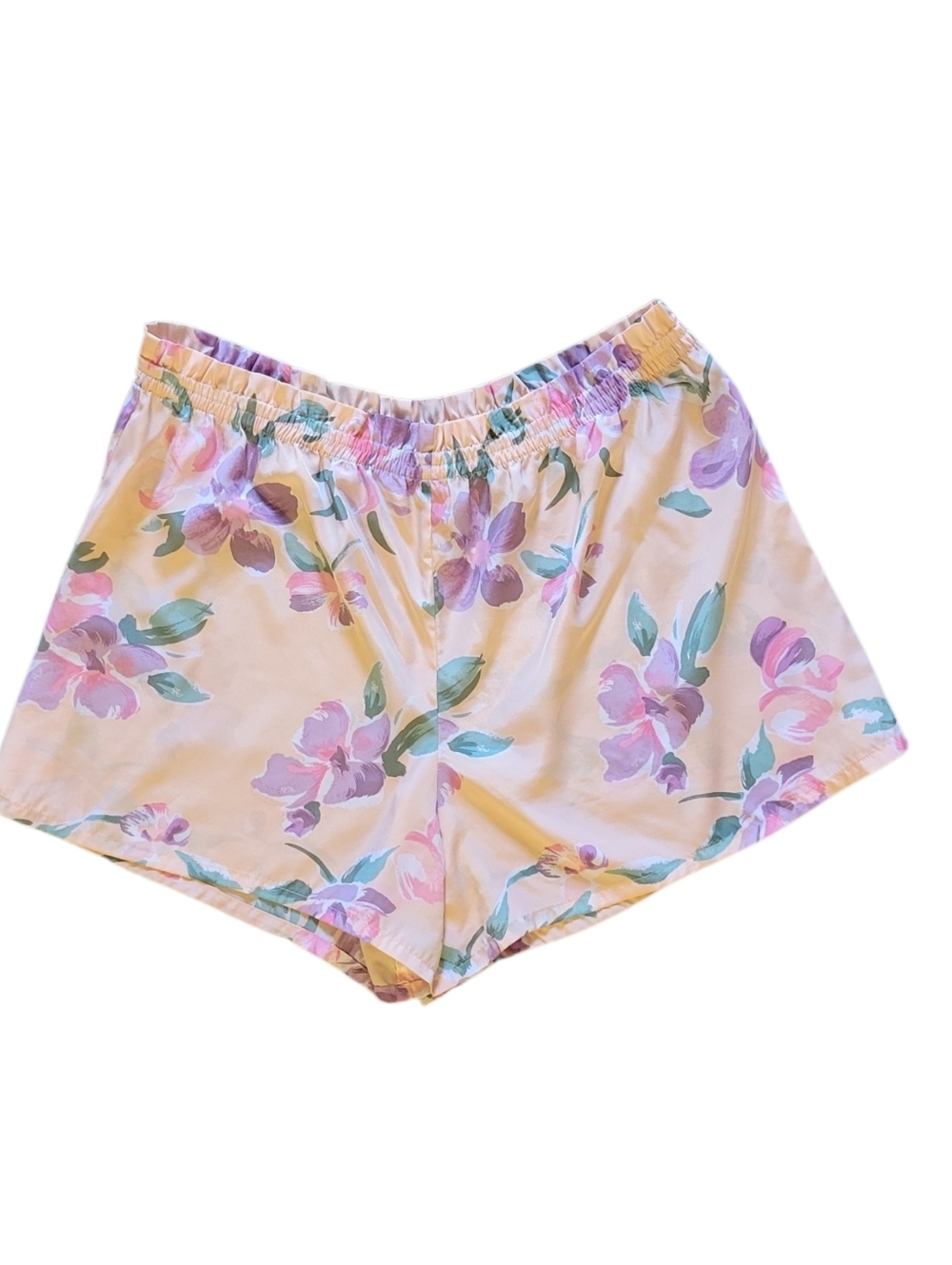 Victoria's Secret Vintage Gold Label Pink Floral Short Pajama Set - Picture 3 of 9